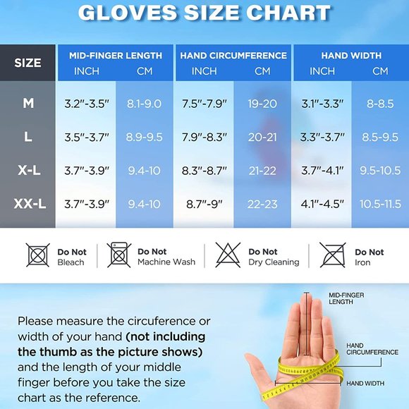 Balhvit -10℉ Waterproof Winter Gloves for Men & Women, Breathable Large Black - Picture 6 of 7